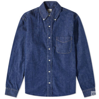 Рубашка orSlow Button Down Denim Shirt