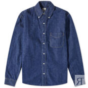 Рубашка orSlow Button Down Denim Shirt 01-8012-81 | One Wash фото 1