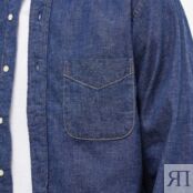 Рубашка orSlow Button Down Denim Shirt 01-8012-81 | One Wash фото 2