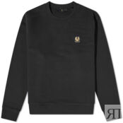 Толстовка Belstaff Patch Crew Sweat 100049-BLACK | Black фото 1