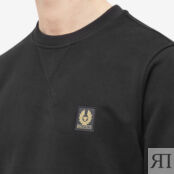 Толстовка Belstaff Patch Crew Sweat 100049-BLACK | Black фото 4