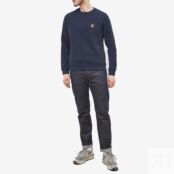 Толстовка Belstaff Patch Crew Sweat 100049-DKINK | Dark Ink фото 5