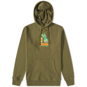 Толстовка Maharishi Lunar Year of The Rabbit Hoody 1003-OL | Olive фото 1