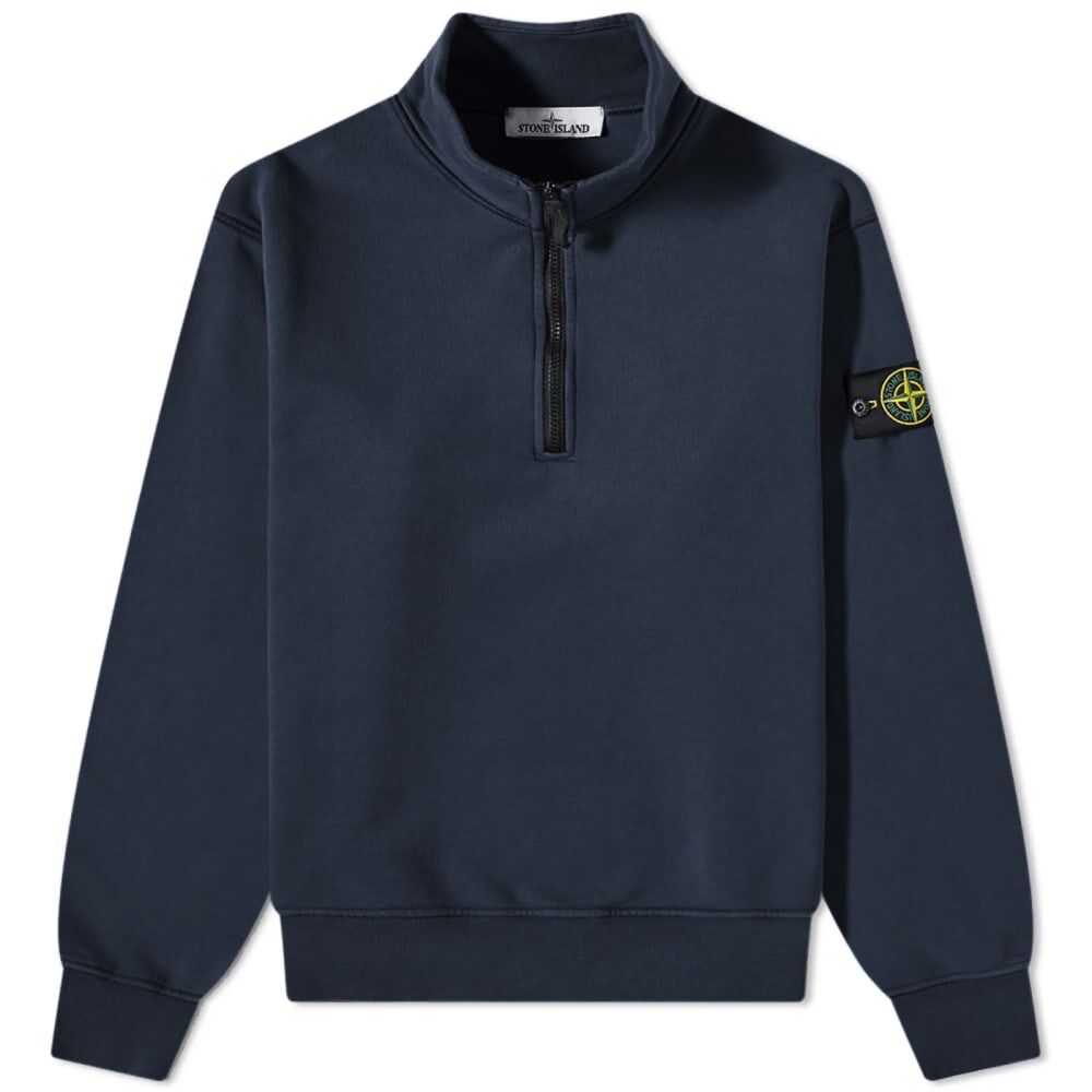 Толстовка Stone Island Garment Dyed Half Zip Sweat 101561951-A0020 | Navy фото 1