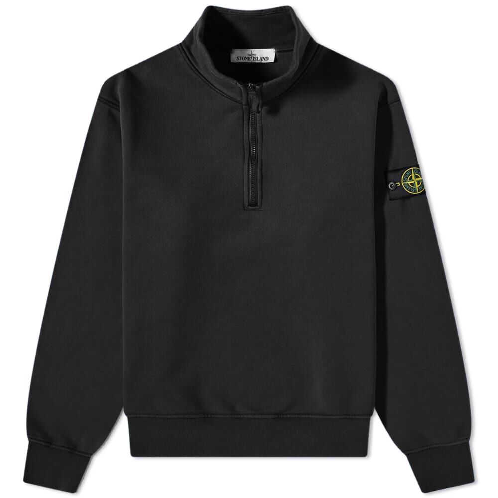 Толстовка Stone Island Garment Dyed Half Zip Sweat 101561951-A0029 | Black фото 1