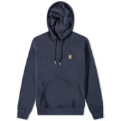 Толстовка Belstaff Patch Popover Hoody 103000-DKINK | Dark Ink фото 1