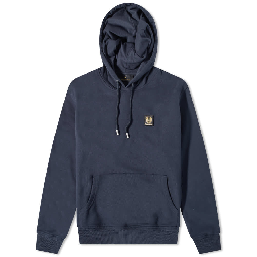 Толстовка Belstaff Patch Popover Hoody 103000-DKINK | Dark Ink фото 1