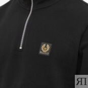 Толстовка Belstaff Patch Quarter Zip Sweat 103001-BLACK | Black фото 2