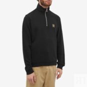 Толстовка Belstaff Patch Quarter Zip Sweat 103001-BLACK | Black фото 3