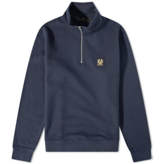 Толстовка Belstaff Patch Quarter Zip Sweat