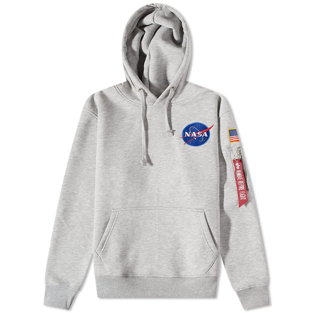 Толстовка Alpha Industries Space Shuttle Hoody - END. Exclusive 178317-17 | Grey Heather фото 1