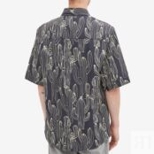 Рубашка NN07 Hans Print Short Sleeve Shirt 2245034557-605 | Navy Print фото 3