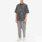 Рубашка NN07 Hans Print Short Sleeve Shirt 2245034557-605 | Navy Print фото 5