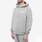 Толстовка Jacquemus Classic Logo Popover Hoody 22H226JS210-2120-950 | Grey фото 3