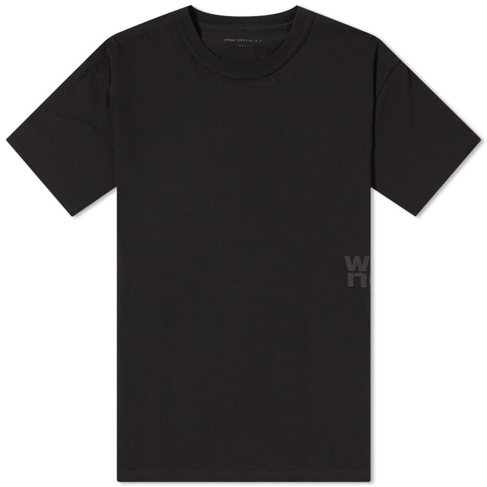 Футболка Alexander Wang Essential Logo Tee 4CC3221357-001 | Black фото 1