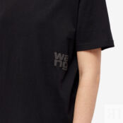 Футболка Alexander Wang Essential Logo Tee 4CC3221357-001 | Black фото 4