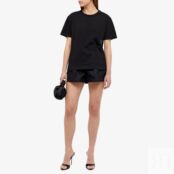 Футболка Alexander Wang Essential Logo Tee 4CC3221357-001 | Black фото 5