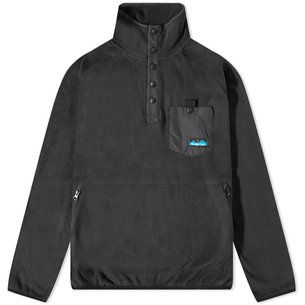 Толстовка KAVU Teannaway Snap Fleece 5065-20 | Black фото 1