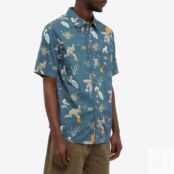 Рубашка KAVU Short Sleeve The Jam Shirt 5141-1693 | Angling Birds фото 3