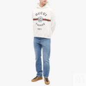 Толстовка Gucci Firenze Popover Hoody 646953-XJD7O-9095 | White фото 5