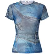 Футболка Miaou Mini Tee 7026PM2DEN | Denim Print фото 1