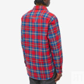 Рубашка Gucci Checked Logo Flannel Shirt 7209960-ZAK7U-6499 | Red фото 4