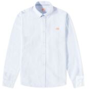 Рубашка Armor-Lux Logo Oxford Shirt 79142-G04 | Sky Blue фото 1