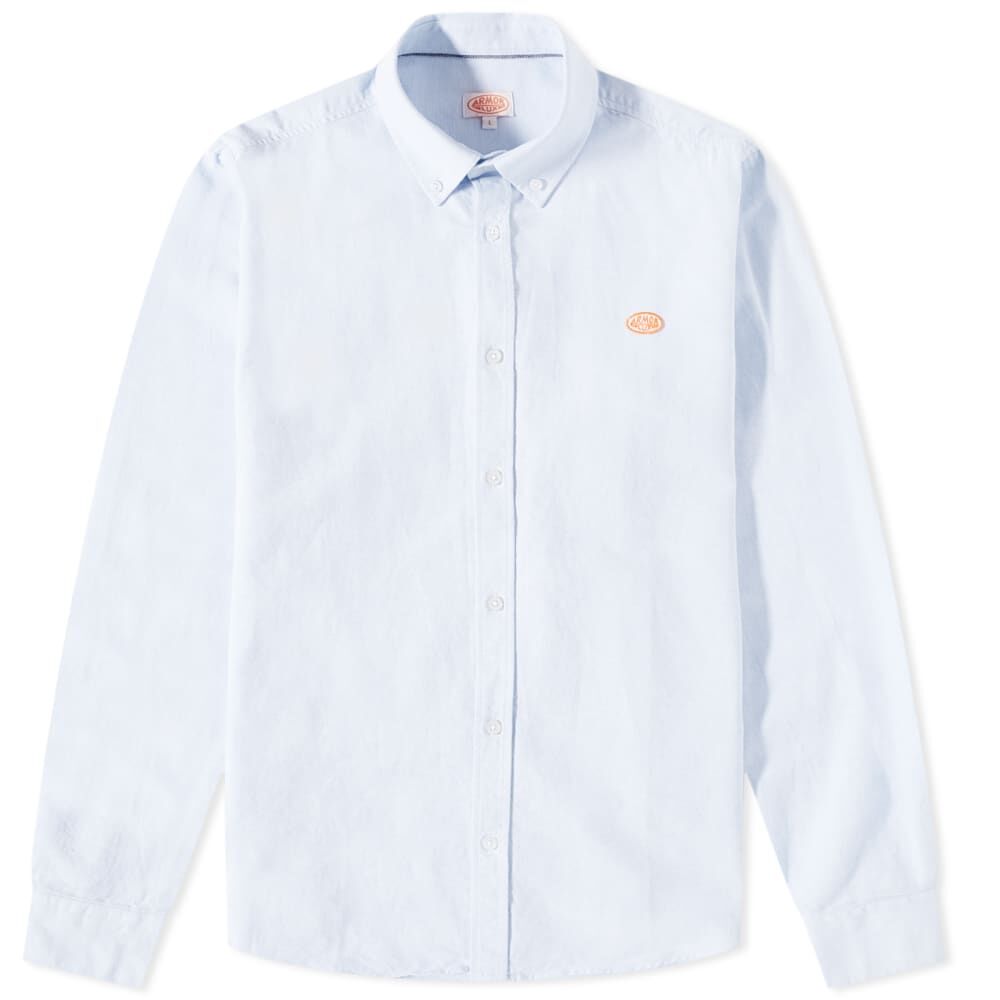 Рубашка Armor-Lux Logo Oxford Shirt 79142-G04 | Sky Blue фото 1