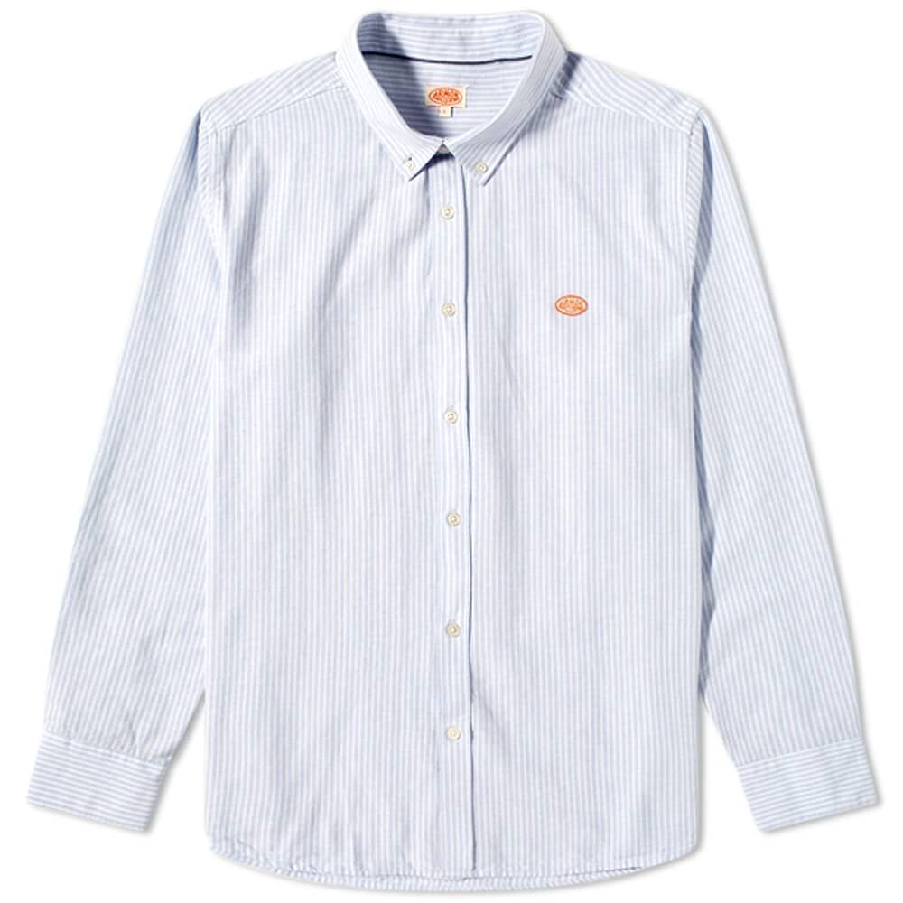 Рубашка Armor-Lux Logo Oxford Shirt 79142-Q3P | Sky Blue & Milk фото 1