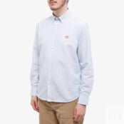 Рубашка Armor-Lux Logo Oxford Shirt 79142-Q3P | Sky Blue & Milk фото 3