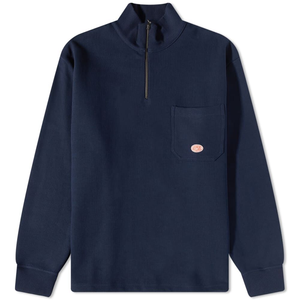 Толстовка Armor-Lux Half Zip Pocket Sweat 79519-FU8 | Navy фото 1