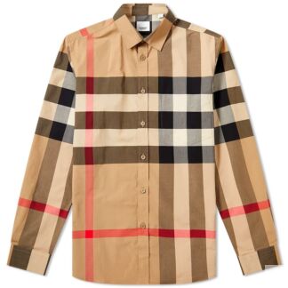 Рубашка Burberry Somerton Oversize Check Shirt