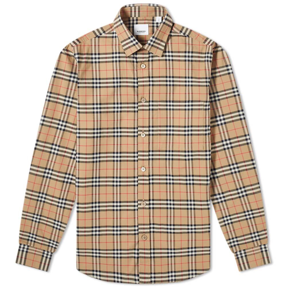 Рубашка Burberry Simpson Check Shirt 8020966-A7028 | Archive Beige Check фото 1