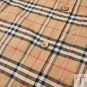 Рубашка Burberry Simpson Check Shirt 8020966-A7028 | Archive Beige Check фото 2