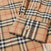 Рубашка Burberry Simpson Check Shirt 8020966-A7028 | Archive Beige Check фото 3