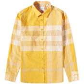 Рубашка Burberry Somerton Large Check Shirt 8065974A8951 | Marigold Ip Check фото 1