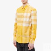 Рубашка Burberry Somerton Large Check Shirt 8065974A8951 | Marigold Ip Check фото 3