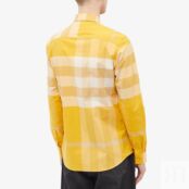 Рубашка Burberry Somerton Large Check Shirt 8065974A8951 | Marigold Ip Check фото 4