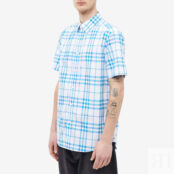 Рубашка Burberry Short Sleeve Caxton Check Shirt 8069048B4547 | Optic White Ip Check фото 3