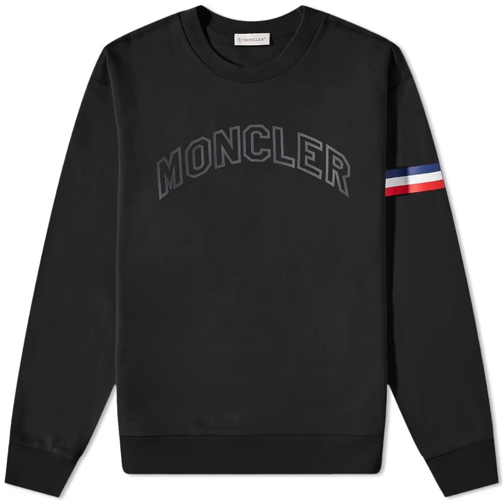 Толстовка Moncler Arch Logo Crew Sweat 8G000-05-899WC-999 | Black фото 1