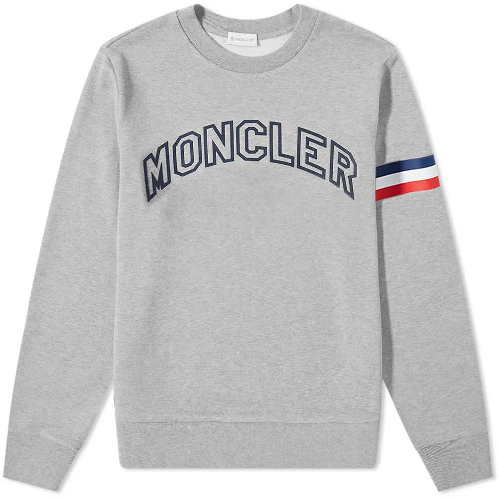 Толстовка Moncler Arch Logo Crew Sweat 8G000-05-899WC-984 | Grey Melange фото 1