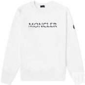 Толстовка Moncler Logo Crew Sweat 8G000-10-809KR-001 | White фото 1