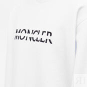 Толстовка Moncler Logo Crew Sweat 8G000-10-809KR-001 | White фото 2