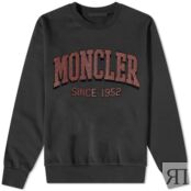 Толстовка Moncler Arch Logo Crew Sweat 8G000-19-M2642-999 | Black фото 1