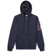 Толстовка Moncler Pocket Zip Hoody 8G000-20-809KR-778 | Navy фото 1