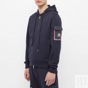 Толстовка Moncler Pocket Zip Hoody 8G000-20-809KR-778 | Navy фото 3