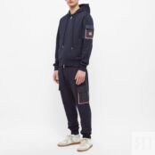 Толстовка Moncler Pocket Zip Hoody 8G000-20-809KR-778 | Navy фото 5