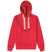 Толстовка Moncler Drawstring Logo Popover Hoody 8G000-23-809KR-477 | Red фото 1