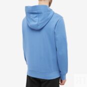 Толстовка Moncler Drawstring Logo Popover Hoody 8G000-23-809KR-722 | Blue фото 4