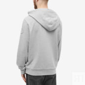 Толстовка Moncler Logo Drawstring Popover Hoody 8G000-24-899WI-984 | Grey фото 4